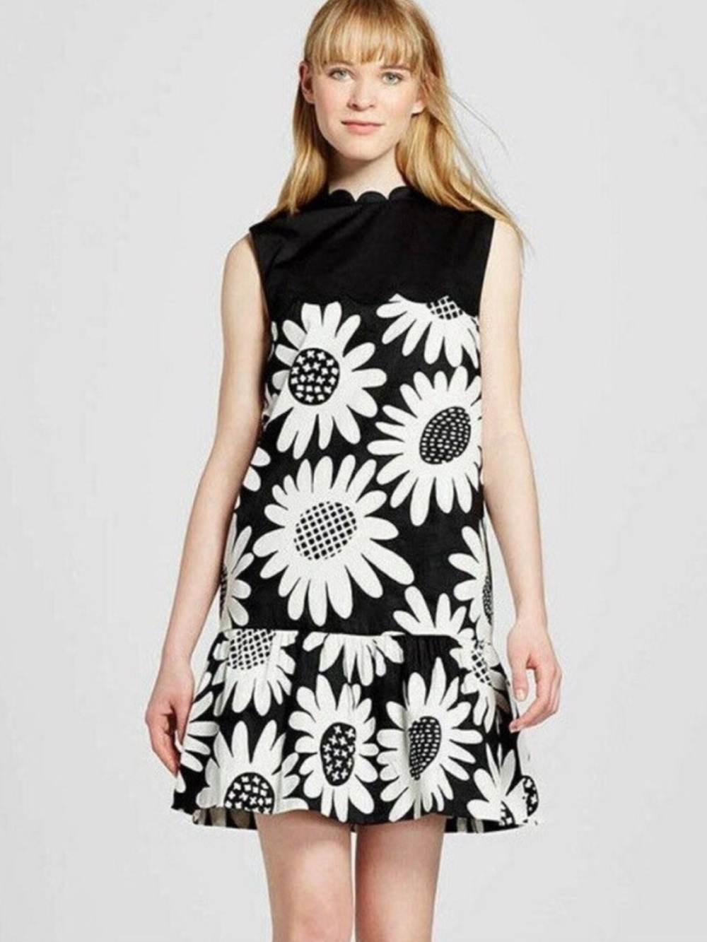 Victoria Beckham for Target Floral Drop Waist Dress Size 3X